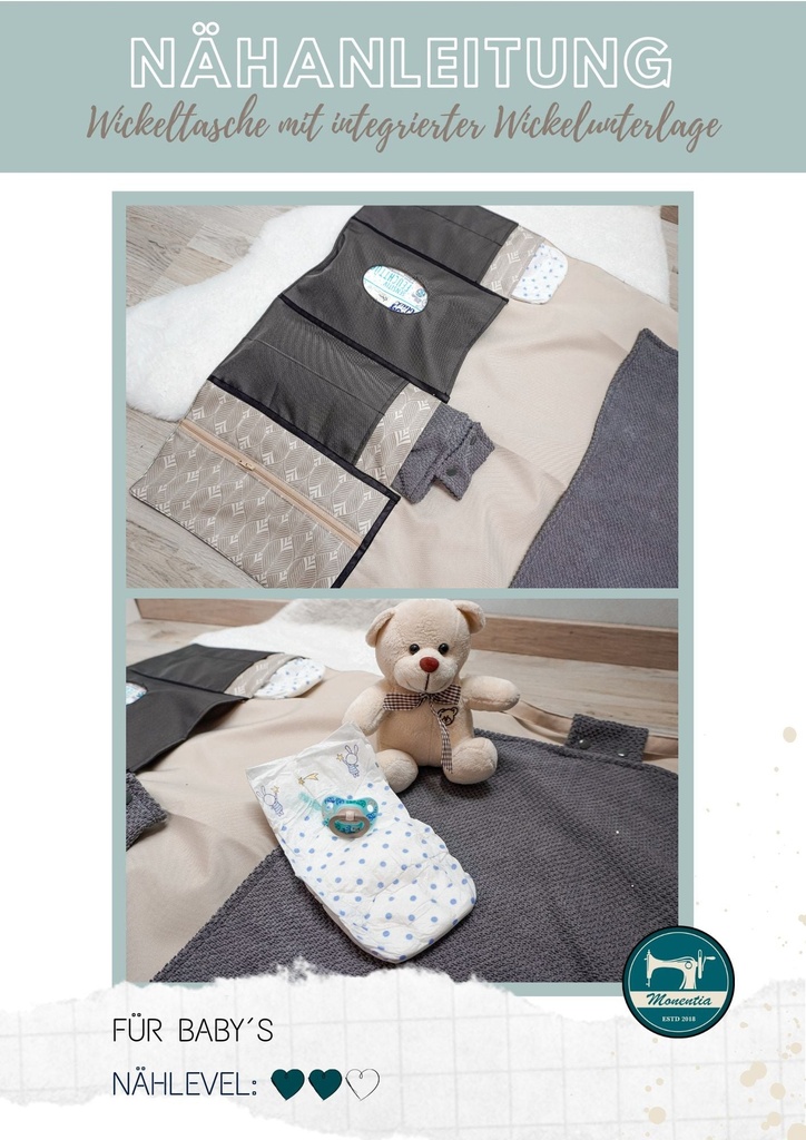 Schnittmuster Wickeltasche inkl. Wickelunterlage (deleted)