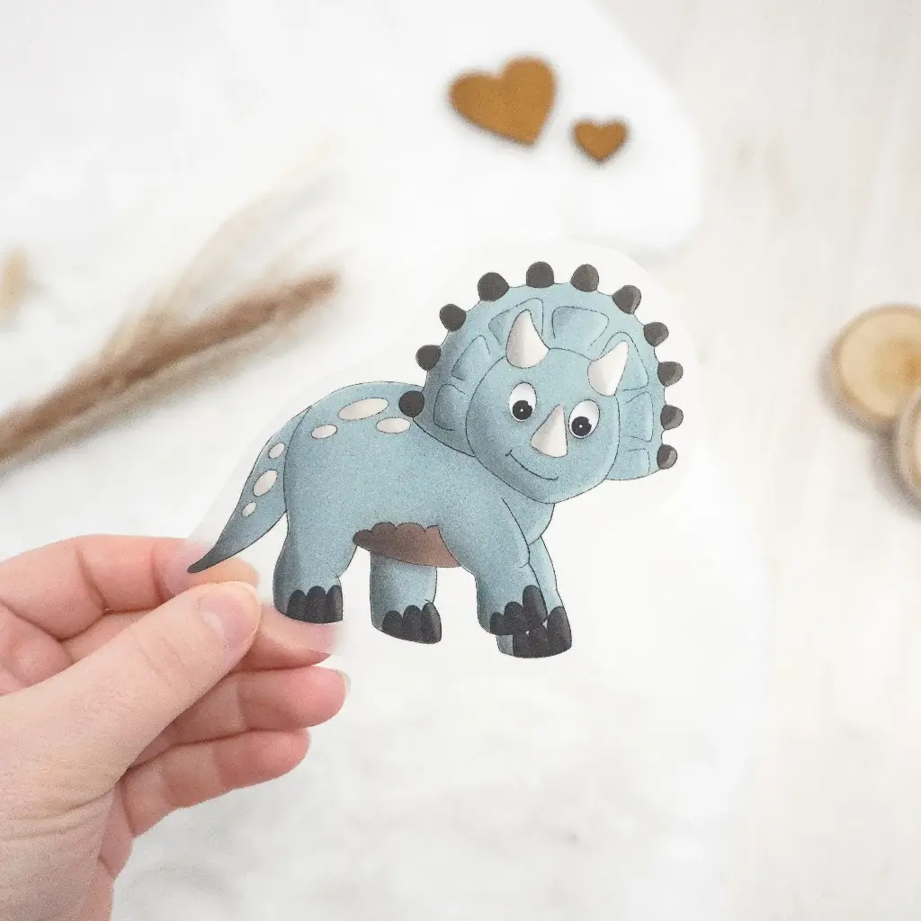 Bügelbild - Triceratops