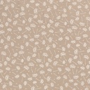 Musselin Beige - Pusteblumen