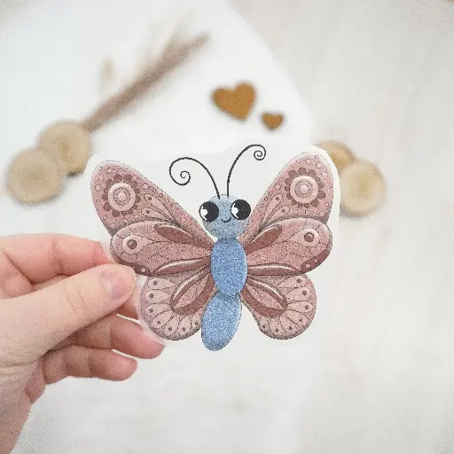 Bügelbild - Schmetterling