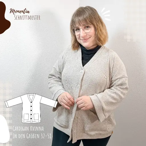 E-Book Cardigan "Kvinna" - DIN A0